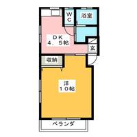 一杉ハイツの間取り