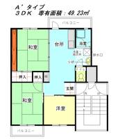 物件の間取り画像