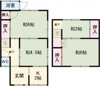 京都府京都市南区久世殿城町(一戸建)の賃貸物件の間取り