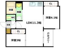 物件の間取り画像