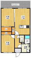 第3ケイコーマンション駅南の間取り