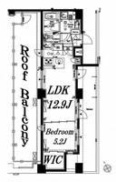 アクサス代々木八幡アジールコートの間取り