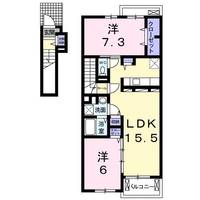 パークサイドミッチィー A棟の間取り