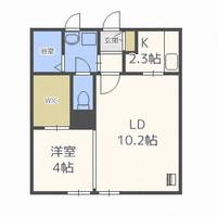 ディリッツ札幌東の間取り