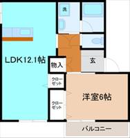 物件の間取り画像