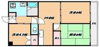 千葉県市川市日之出(マンション)の賃貸物件の間取り