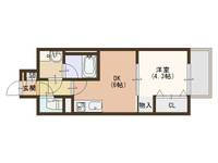 大阪府大阪市西成区松3(マンション)の賃貸物件の間取り