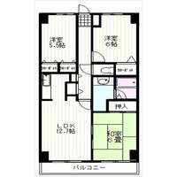 マンションベルシーの間取り