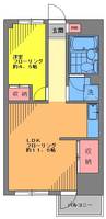マンションアルファ不動前の間取り