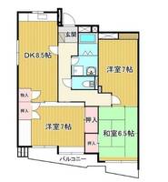 加藤コーポの間取り