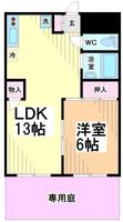 神奈川県川崎市多摩区菅2(マンション)の賃貸物件の間取り