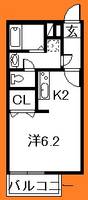 千葉県市川市田尻5(マンション)の賃貸物件の間取り