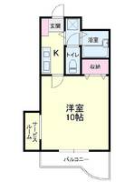 静岡県浜松市中央区葵西4(アパート)の賃貸物件の間取り