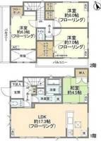 東京都町田市金井ヶ丘4(一戸建)の賃貸物件の間取り