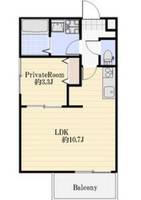 兵庫県加古川市加古川町河原(アパート)の賃貸物件の間取り