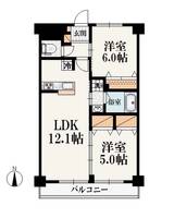東京都練馬区中村3(マンション)の賃貸物件の間取り