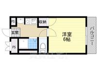 大阪府吹田市岸部中3(マンション)の賃貸物件の間取り