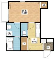 長崎県長崎市中小島2(アパート)の賃貸物件の間取り