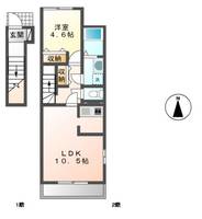 ボヌールの間取り