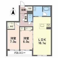 カルムメゾンの間取り