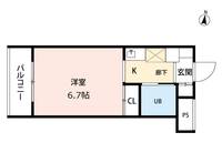 サニークレスト武蔵中原の間取り