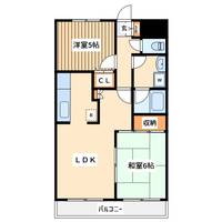 ソレイル梶ヶ?2の間取り