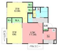 物件の間取り画像