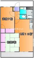 埼玉県熊谷市別府4(マンション)の賃貸物件の間取り
