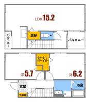 サウススターハウスの間取り