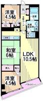神奈川県川崎市多摩区生田6(マンション)の賃貸物件の間取り