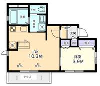 U-COURTの間取り