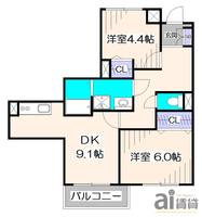 物件の間取り画像