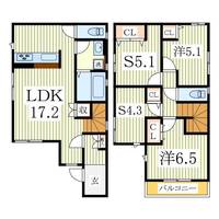 千葉県柏市西原3(一戸建)の賃貸物件の間取り