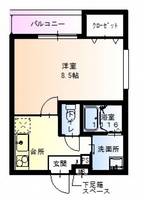 大阪府大阪市東住吉区今川7(アパート)の賃貸物件の間取り