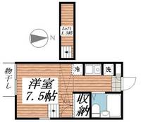 神奈川県横浜市瀬谷区橋戸1(アパート)の賃貸物件の間取り