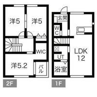 静岡県沼津市青野(一戸建)の賃貸物件の間取り