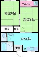 寿ハイツの間取り