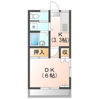 キャピタル袋田(ゼロ賃貸)の間取り