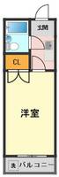 東京都江戸川区一之江8(マンション)の賃貸物件の間取り