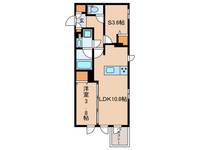 ラ・ペルラ市谷砂土原町の間取り