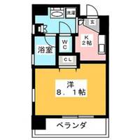 愛知県名古屋市中区松原1(マンション)の賃貸物件の間取り