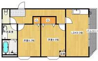 大阪府藤井寺市古室1(一戸建)の賃貸物件の間取り