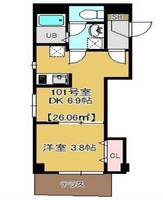 千葉県千葉市中央区松波4(マンション)の賃貸物件の間取り