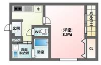 フジパレス今川VI番館の間取り