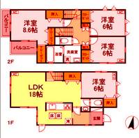 物件の間取り画像