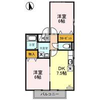 セジュールSAKUDAIIIの間取り