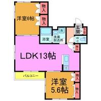 ブラン エ ノワールの間取り