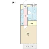 シャン・ド・フルール壱番館の間取り