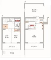 物件の間取り画像