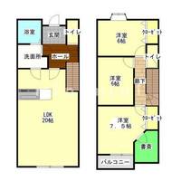 熊本県熊本市北区黒髪7(一戸建)の賃貸物件の間取り